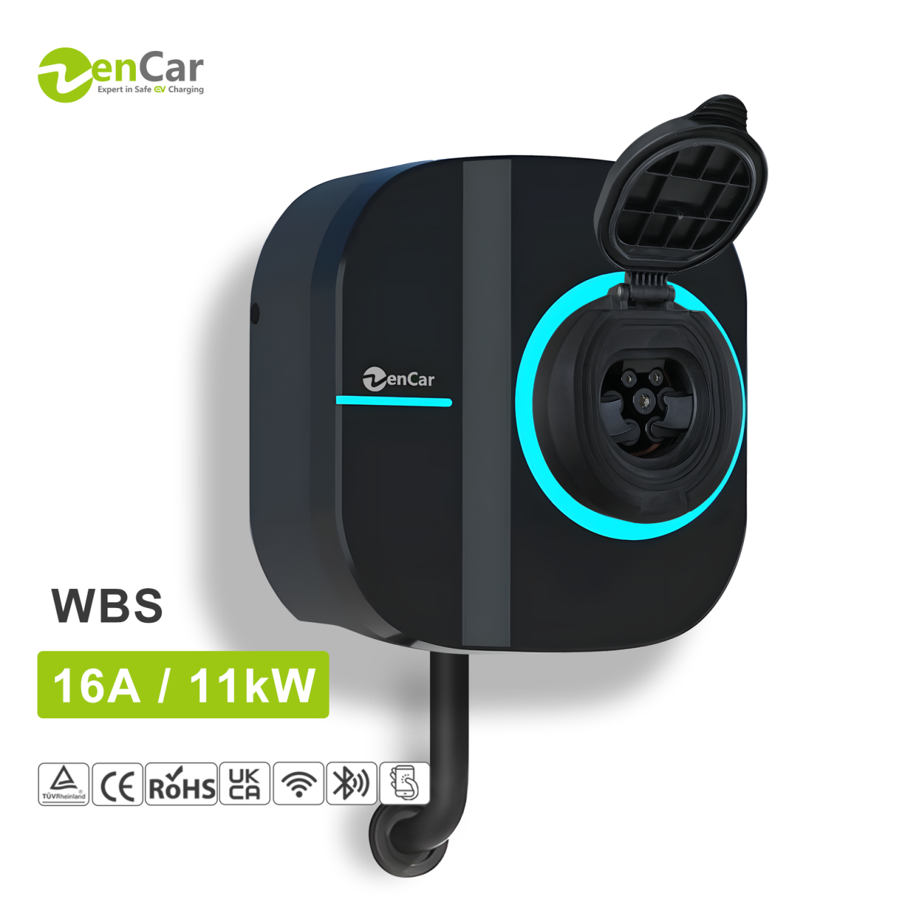 Ev Charger 11Kw Three Phase - Zencar WBS 11kw Smart Wallbox Three