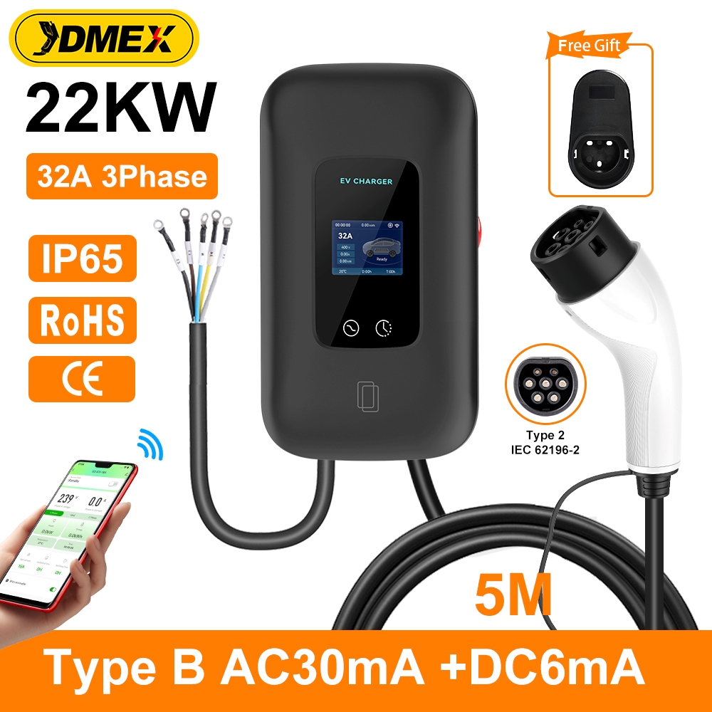Ev Charger 22Kw Wallbox Type 2 - JDMEX 22KW Type2 EV Charger Station