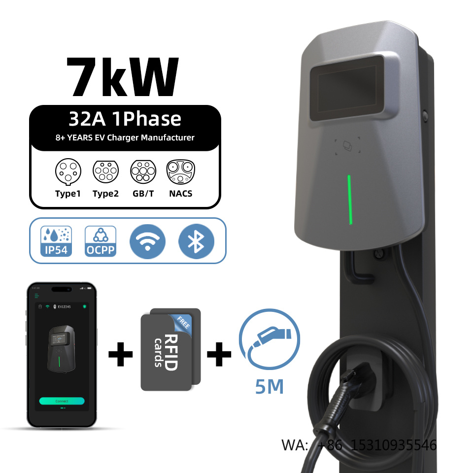 Ev Charging Cable 5M 22Kw - ChargerIn EV Charging Station 7kW 11kW