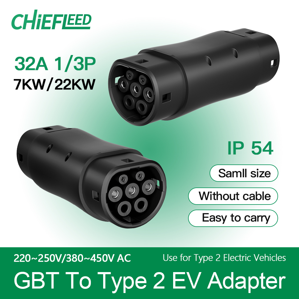 Chiefleed 32A GBT To Type2 EV  - Ev Charging Socket Type 2 22Kw review and price