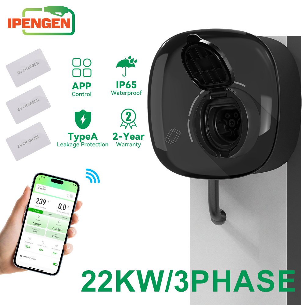 IPENGEN 22KW Type2 EV Charger  - Ev Charging Socket Type 2 22Kw review and price
