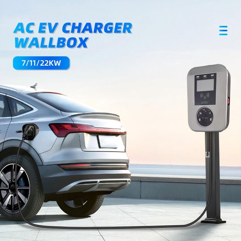 CE TUV Smart 7KW 11KW 22KW AC  - Ev Charging Socket Type 2 22Kw review and price