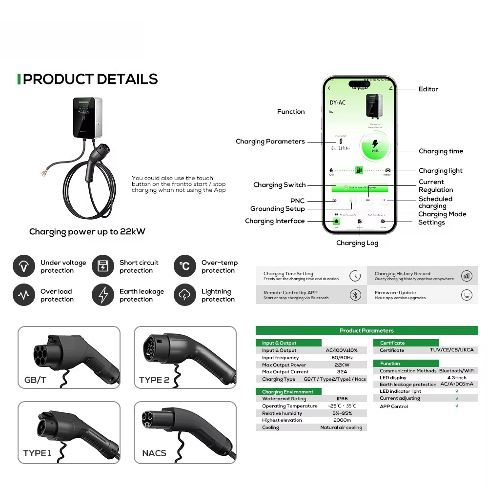 Ac Ev Wall Box Charger 11 kw 1 - Ev Charger 11Kw Three Phase review and price
