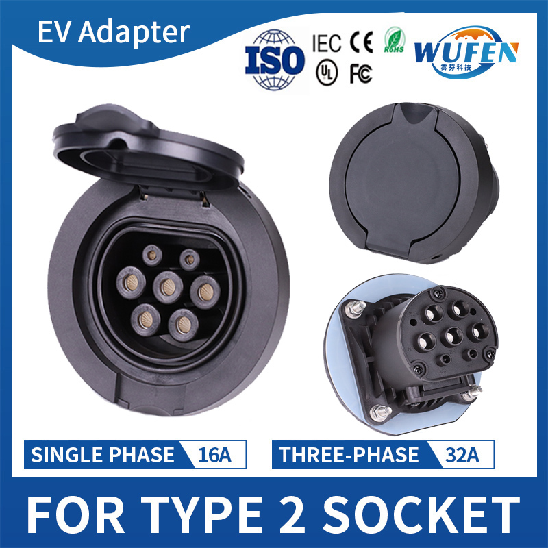 WUFEN Type 2 Female Socket Con - Ev Charging Socket Type 2 22Kw review and price
